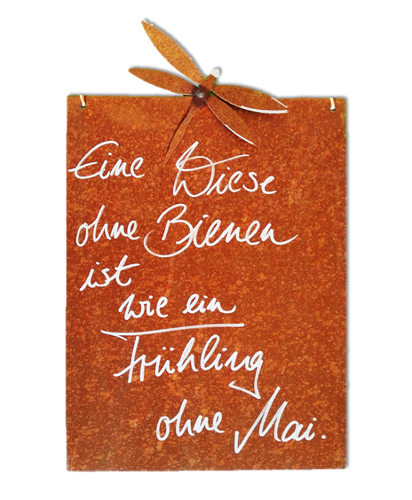 Kunstschmiede Neumeier Burgau // Rostige Spruchtafeln + Schilder