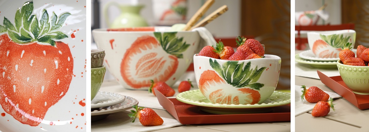 Grün & Form Erdbeer Keramik
