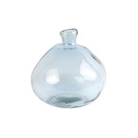Glas Vase"Macello" groß hellblau