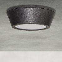 LED Wand- und Deckenleuchte "Cone" Aluminium pulverbeschichtet