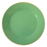 Grün und Form Keramik Teller groß dunkelgrün