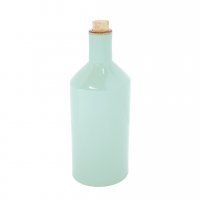 Grün & Form Keramik Essig-/ Ölflasche aqua