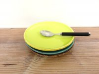 Grün und Form Keramik Dessert Teller / Untertassen Teller apfelgrün