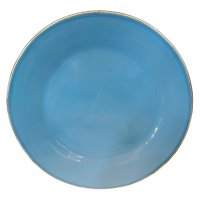 Grün & Form Keramik Teller blau