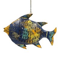 Metall Windlicht Fisch