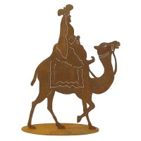 Edelrost König auf Kamel