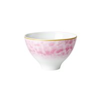 Rice Porzellan Schale Glaze-Print Bubblegum-Pink