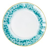 Rice Porzellan Speise Teller Glaze-Print Jade