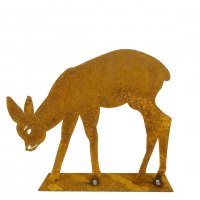 Edelrost Bambi auf Platte
