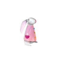 Metall Hase Betty rosa-pink