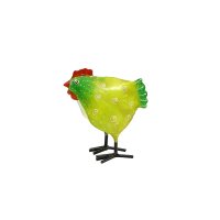 Grünes Metall Huhn klein