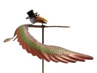 Gartenstecker Windspiel Fly Bird "Engelbert" groß