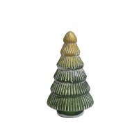 Grün & Form Glas Tannenbaum Rille groß H25 cm