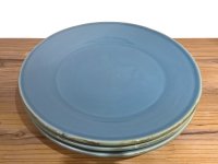 Grün & Form Keramik Teller blau