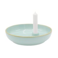 Gr&uuml;n und Form Kerzenteller aqua