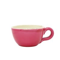 Grün & Form Milchkaffeetasse pink Himbeere