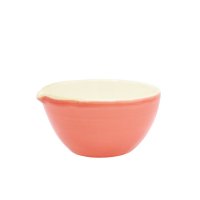 Gr&uuml;n & Form Keramik Schale mit Ausguss pfirsich