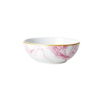Rice Breakfast Bowl Marble Bubblegum Pink