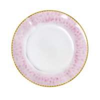 Rice Porzellan Kuchen Teller Glaze-Print Bubblegum Pink