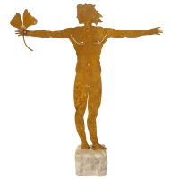 Edelrost Statue/ rostiger Mann