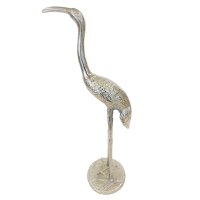 Flamingo Aluminium vernickelt H60 cm