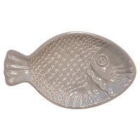 Vista Portuguese Keramik Fisch Relief Platte