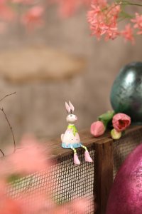 Mini Metall Osterhase Sally