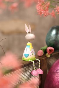 Metall Hase Rico Kantenhocker S