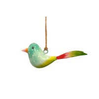 Mini Metall Vogel bunt zum Hängen